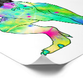 Dinosaur Theme Gay Wedding Welcome Poster (Ecke)