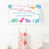 Dinosaur Theme Party Banner (Insitu)