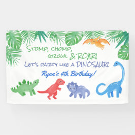 Dinosaur Theme Party Banner