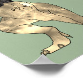 Dinosaur Theme Sage Green Wedding Welcome Sign Poster (Ecke)