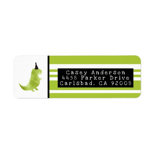 Dinosaur Theme Stomp und Chomp Green Dino Geburtst (Vorne)