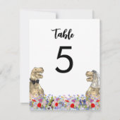 Dinosaur Theme Wedding (Rückseite)