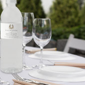 Dinosaur Theme Wedding Custom Wasserflaschenetikett