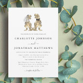 Dinosaur Theme Wedding Einladung