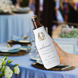 Dinosaur Theme Wedding Personalized Flaschenkühler