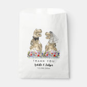 Dinosaur Theme Wedding Vielen Dank Geschenktütchen (Vorderseite)