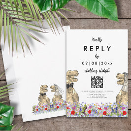 Dinosaur Theme Wedding Website Antwort