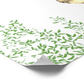 Dinosaur Theme Wedding Welcome Poster (Ecke)