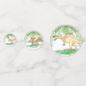 Dinosaur Themed Geburtstagsparty Konfetti (Rückseiten)