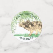 Dinosaur Themed Geburtstagsparty Konfetti (Klein Vorderseite)