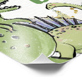 Dinosaur Themed Party Begrüßungszeichen Fotodruck (Ecke)