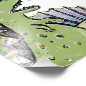 Dinosaur Themed Party Begrüßungszeichen Fotodruck (Ecke)