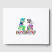 Dinosaur Themed Wedding Gästebuch (Rückseite)