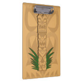 Dinosaur Tiki Totem Klemmbrett (Rechts)