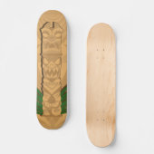 Dinosaur Tiki Totem Skateboard (Vorderseite)