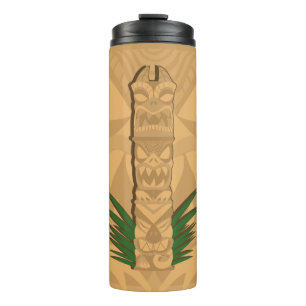 Dinosaur Tiki Totem Thermosbecher