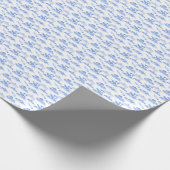 Dinosaur Toile (Blaugrün) Geschenkpapier (Ecke)