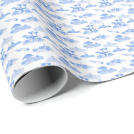 Dinosaur Toile (Periwinkle Blue)  Geschenkpapier