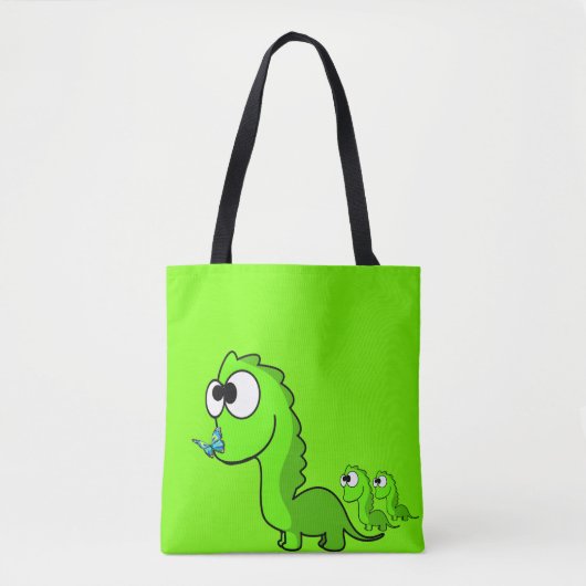 Dinosaur Tote Bag Tasche (Vorderseite)