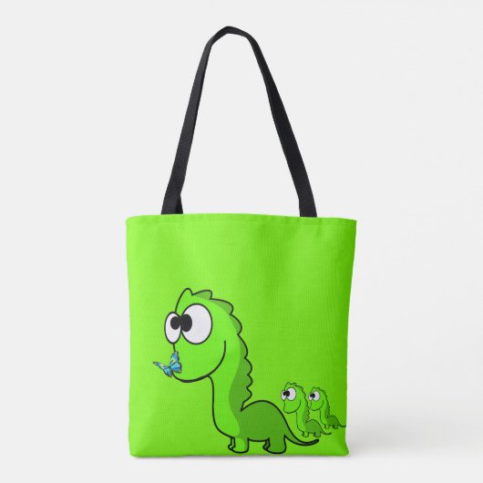 Dinosaur Tote Bag Tasche (Rückseite)