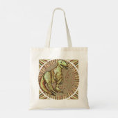 Dinosaur Tote Bag Tragetasche (Rückseite)