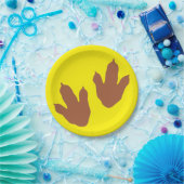 Dinosaur Tracks Pappteller (Party)