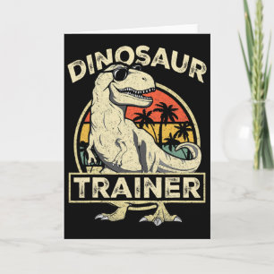 Dinosaur-Trainer-Halloween-Kostüm Retro-Dino-Umris Karte