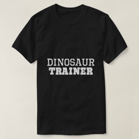 Dinosaur Trainer Kostüm Halloween Lazy Easy Tamer T-Shirt (Design vorne)