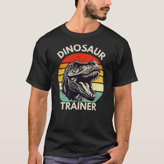 Dinosaur Trainer Retro Halloween Costume For Adult T-Shirt (Vorderseite)