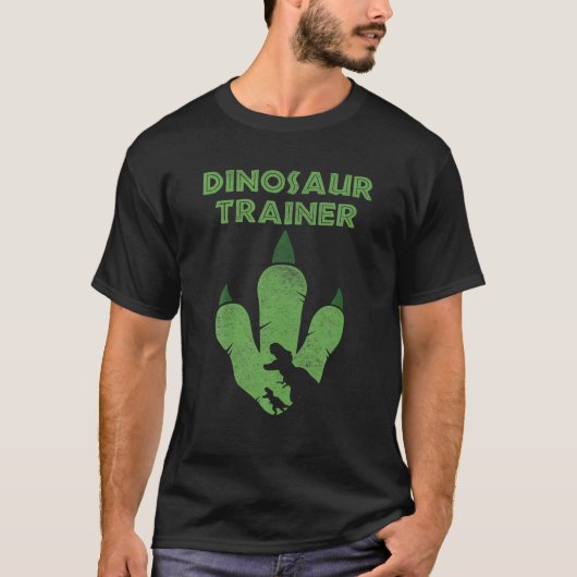 Dinosaur Trainer T Funny Dinosaur Geschenk T-Shirt (Vorderseite)