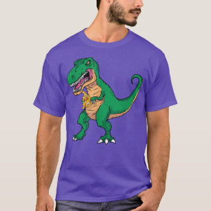 Dinosaur Tre Pizza Graphic Pizza Lover Italian Foo T-Shirt