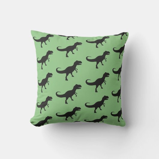 Dinosaur Trex Graphic Pattern Throw Kissen (Vorderseite)