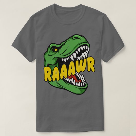 Dinosaur TRex raaawr T-Shirt (Design vorne)