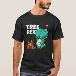 Dinosaur Trex Weihnachtsbaum Rex Niedlich Pajama B T-Shirt