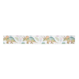 Dinosaur Triceratops Party Ribbon Satinband