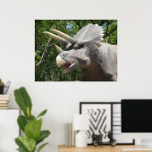 Dinosaur Triceratops Poster (Heimbüro)