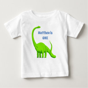Dinosaur Tshirt BOYS 1. Geburtstag ADD Name und Al