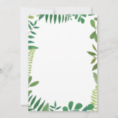 Dinosaur Twins Baby Dusche Einladung (Rückseite)