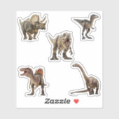 Dinosaur Tyrannosaurs Raptor Spinosaurus Aufkleber (Blatt)