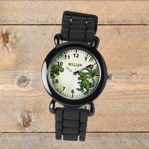 Dinosaur Tyrannosaurus Rex-Dschungel Armbanduhr