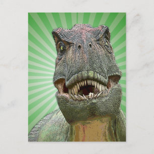 Dinosaur Tyrannosaurus rex Postkarte