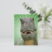 Dinosaur Tyrannosaurus rex Postkarte (Stehend Vorderseite)