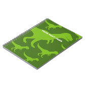 Dinosaur tyrannosaurus rex prähistorischer Trex Br Notizblock (Linke Seite)