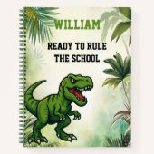 Dinosaur Tyrannosaurus Rex Zitat Dschungel Notizblock (Vorderseite)