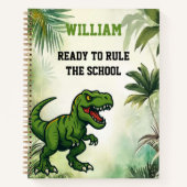 Dinosaur Tyrannosaurus Rex Zitat Dschungel Notizblock (Vorderseite)