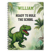 Dinosaur Tyrannosaurus Rex Zitat Dschungel Notizblock (Vorderseite)