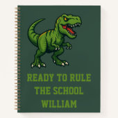 Dinosaur Tyrannosaurus Rex Zitat Notizblock (Vorderseite)