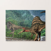 Dinosaur Tyrannosaurus Spinosaurus Puzzle (Horizontal)