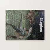 Dinosaur Tyrannosaurus T-rex Personalisiert für Ki Puzzle (Horizontal)