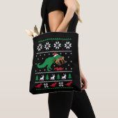 Dinosaur Ugly Weihnachtsfest Tasche (Von Nahem)